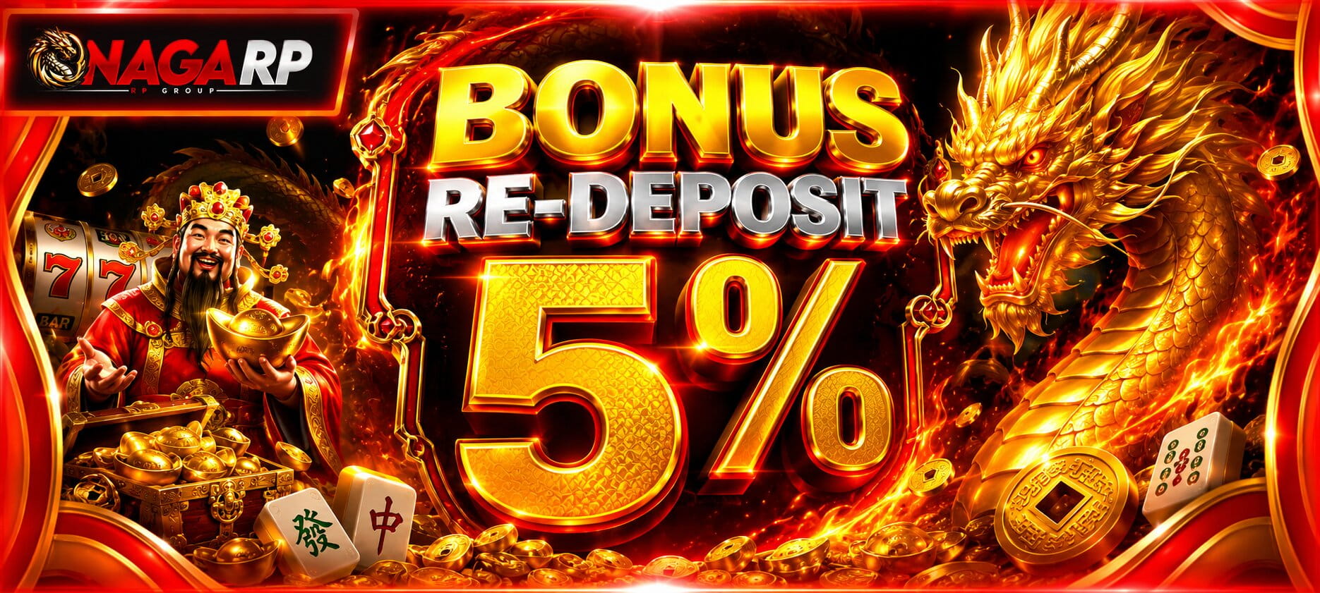 BONUS RE-DEPOSIT 5%